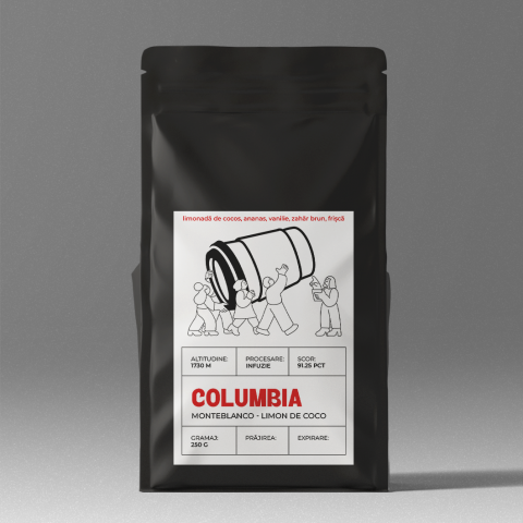 Cafea Boabe de Specialitate - Columbia Limon de Coco