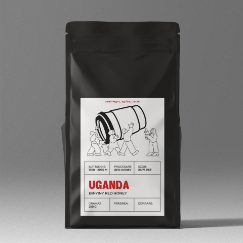 Cafea Boabe de Specialitate - Uganda Red Honey