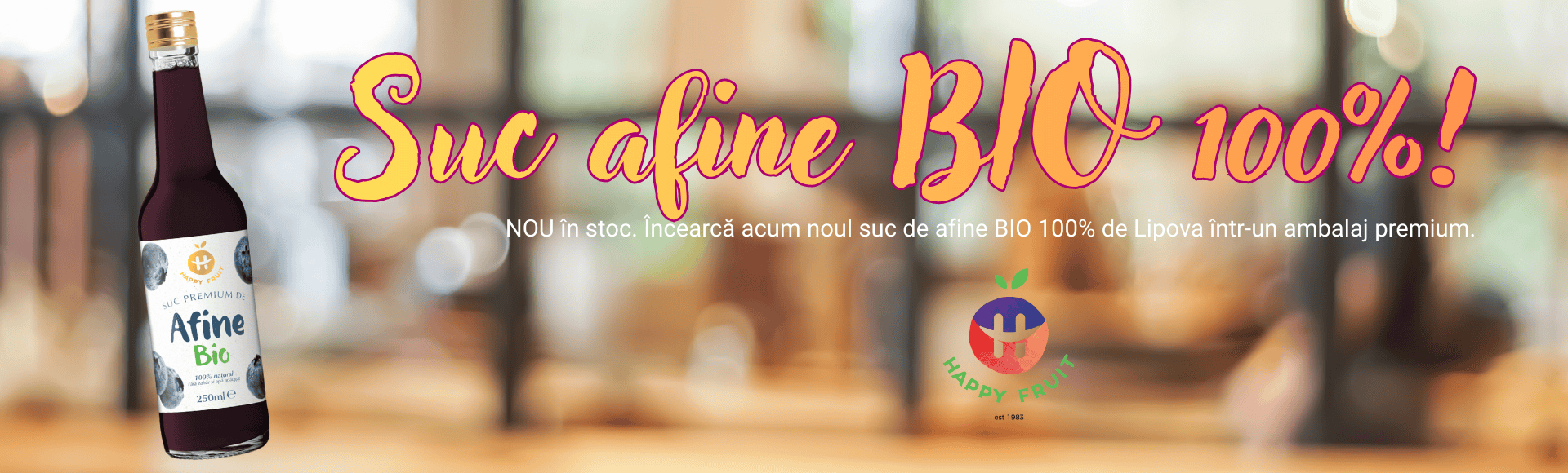 Suc afine 250ml BIO premium