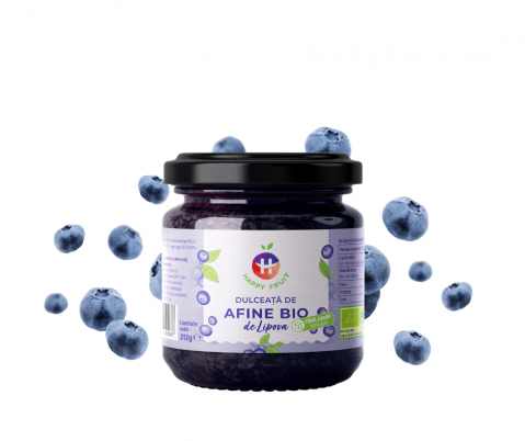 Dulceata de afine BIO de Lipova fara zahar 212g [0]