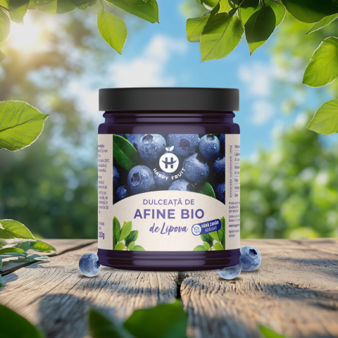 Dulceata de afine BIO de Lipova fara zahar 220g [1]