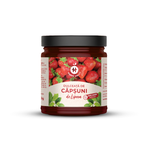 Dulceata si gem - Dulceață de căpșuni fără zahăr de Lipova 220g