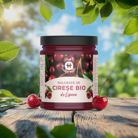 Dulceata de cirese BIO de Lipova 220g [1]