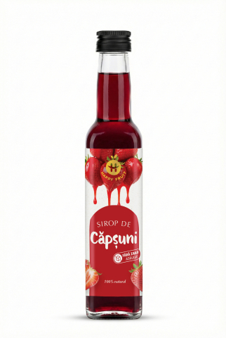 Sucuri - Sirop de căpșuni fără zahăr 250ml