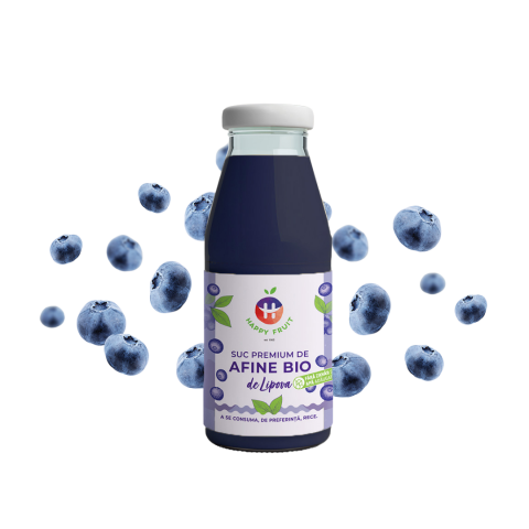 Suc premium de afine BIO 100% de Lipova 300 ml
