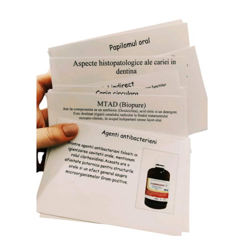 Flashcards - Pregatire examen rezidentiat - Medicina Dentara [3]