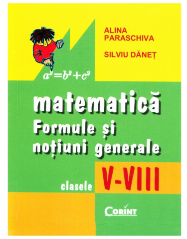 Evaluare Nationala 2026 - Matematica: formule si notiuni generale - Clasele 5-8