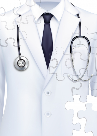 Caiete A4 - Medical uniform - puzzle