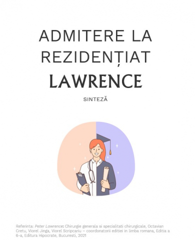 Pregatire Rezidentiat - Sinteza Rezidentiat Lawrence