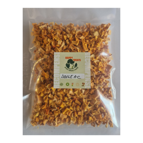 Dovleac deshidratat cuburi naturale pentru câini Happy Treats [1]