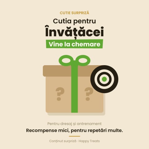 Pachete surpriză - Pachet surpriză Învățăcei – 4 recompense de dresaj