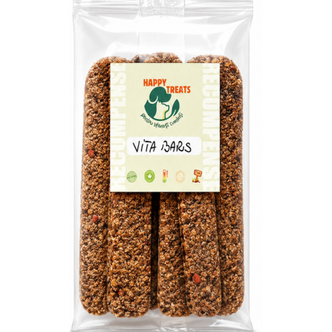 Dresaj și Recompense - VitaBars – 8 Batoane cu Chia, Kefir și Organe de Vită deshidratate | Happy Treats