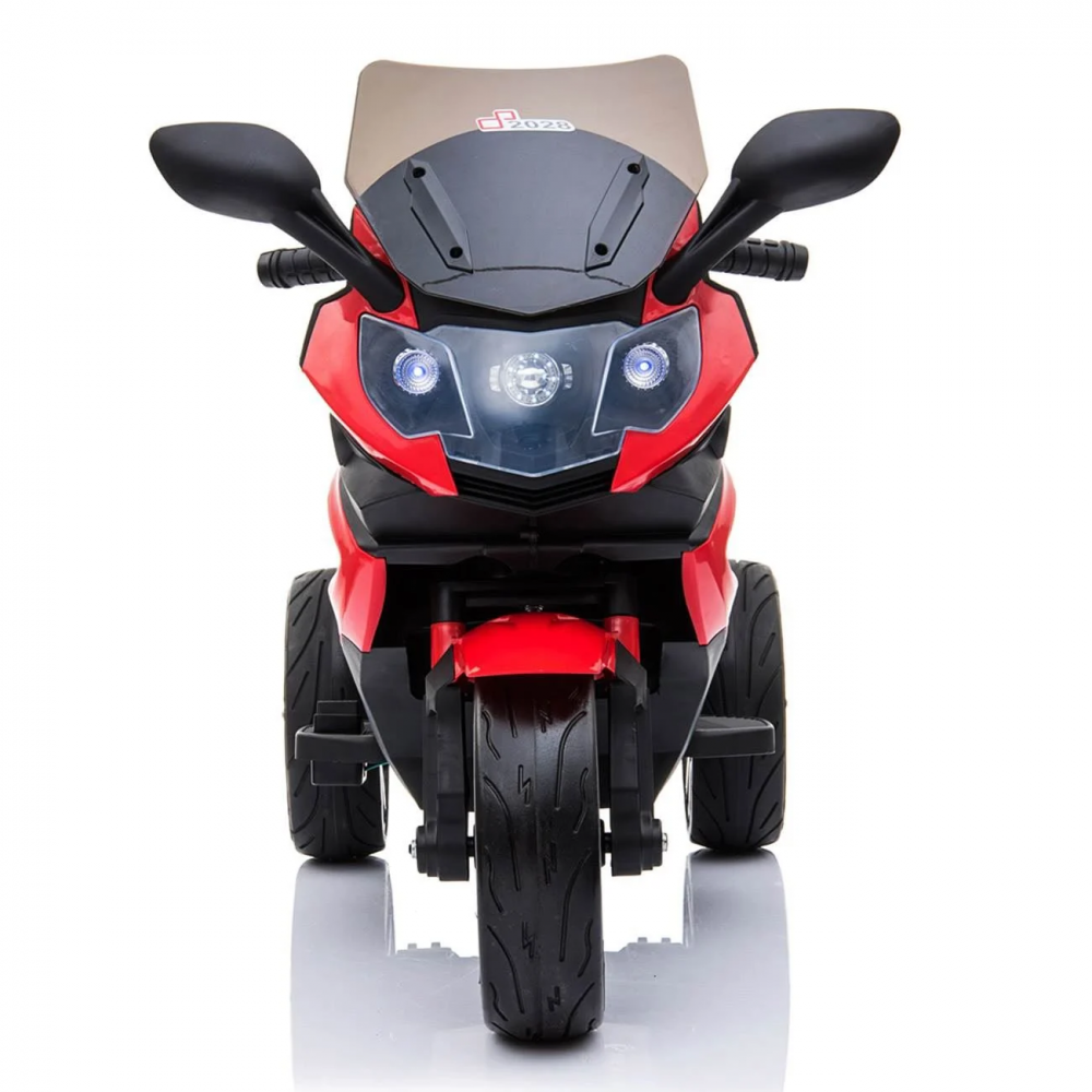Motocicleta Electrica 6V pentru Copii HASEPE, cu Marsarier, Muzica si MP3 – 12W, Viteza 4,2 km/h, Greutate Maxima 25kg [4]