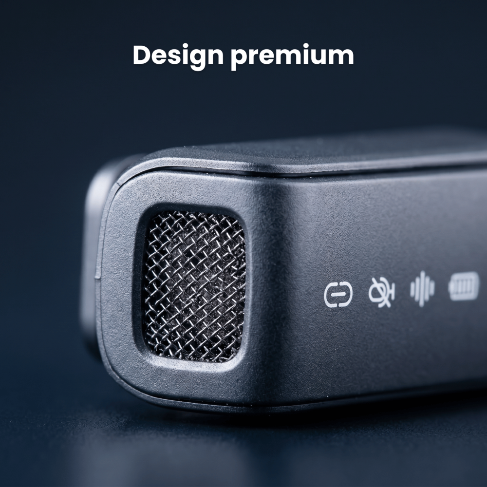 Set 2 Microfoane Lavaliera Wireless  HASEPE®, Microfon Lavaliera Dual Lightning USB-C, Lavaliera Wireless Cu Reducere Zgomot CVC, 2.4G, Baterie 600mAh, Pentru Vlogging, Streaming, Interviuri, Compatib [5]