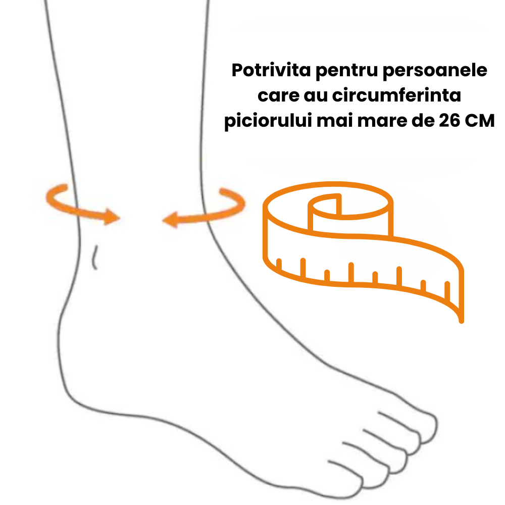 Glezniera neopren HASEPE, orteza glezna suport pentru dureri si inflamatii, marime unica, unisex [4]