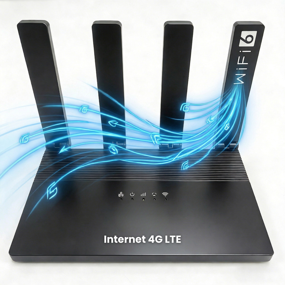 Router Wireless HASEPE 4G LTE WiFi6 Cu Slot SIM, Router Wireless LTE CAT4 150Mbps, Router Wireless Cu Baterie Integrata 5000mAh Pentru Internet Oriunde, Router Wireless Pentru Casa Birou Calatorii, Wi [7]