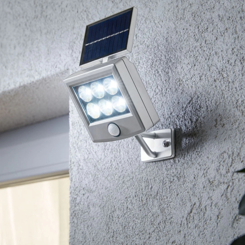 Spot Solar LED de Perete cu Senzor de Miscare HASEPE, 6 LED-uri, IP44, Ecologic, Montaj cu Suruburi [3]