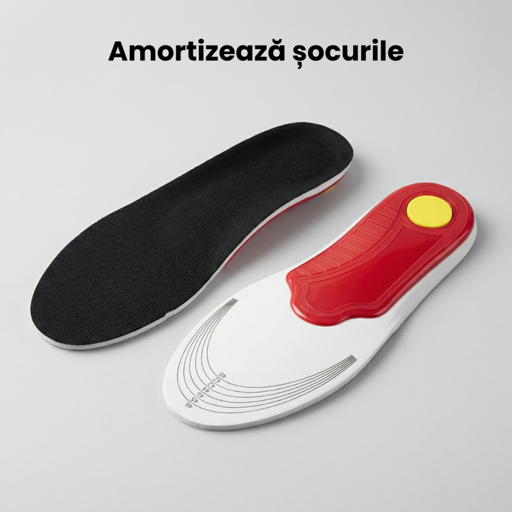 Branturi Ortopedice HASEPE® Sport Pentru Incaltaminte, Branturi Corective Cu Suport, Insert Rigid PP, Amortizare EVA, Branturi Ortopedice Pentru Confort Zilnic, Branturi Corective Unisex, Ajustabile, [2]