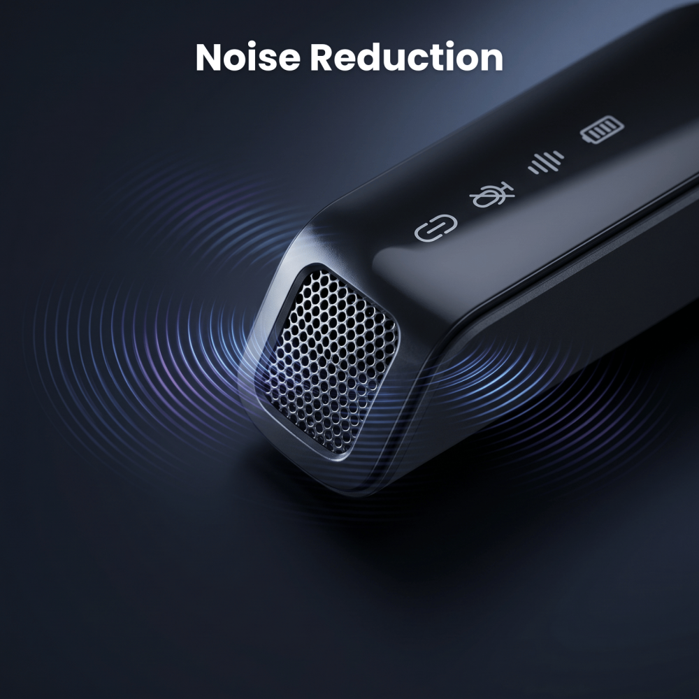 Set 2 Microfoane Lavaliera Wireless  HASEPE®, Microfon Lavaliera Dual Lightning USB-C, Lavaliera Wireless Cu Reducere Zgomot CVC, 2.4G, Baterie 600mAh, Pentru Vlogging, Streaming, Interviuri, Compatib [2]