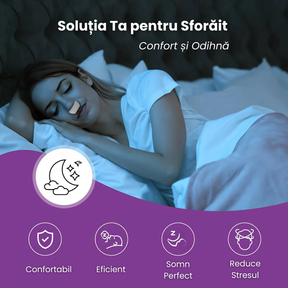 Dispozitiv Inteligent Anti-Sforait HASEPE, Prevenire automata a Sforaitul si Regleaza Tulburarile Respiratorii pentru un Somn Linistit, Viteza reglabila, Pentru toate tipurile de nas, Incarcare USB [7]