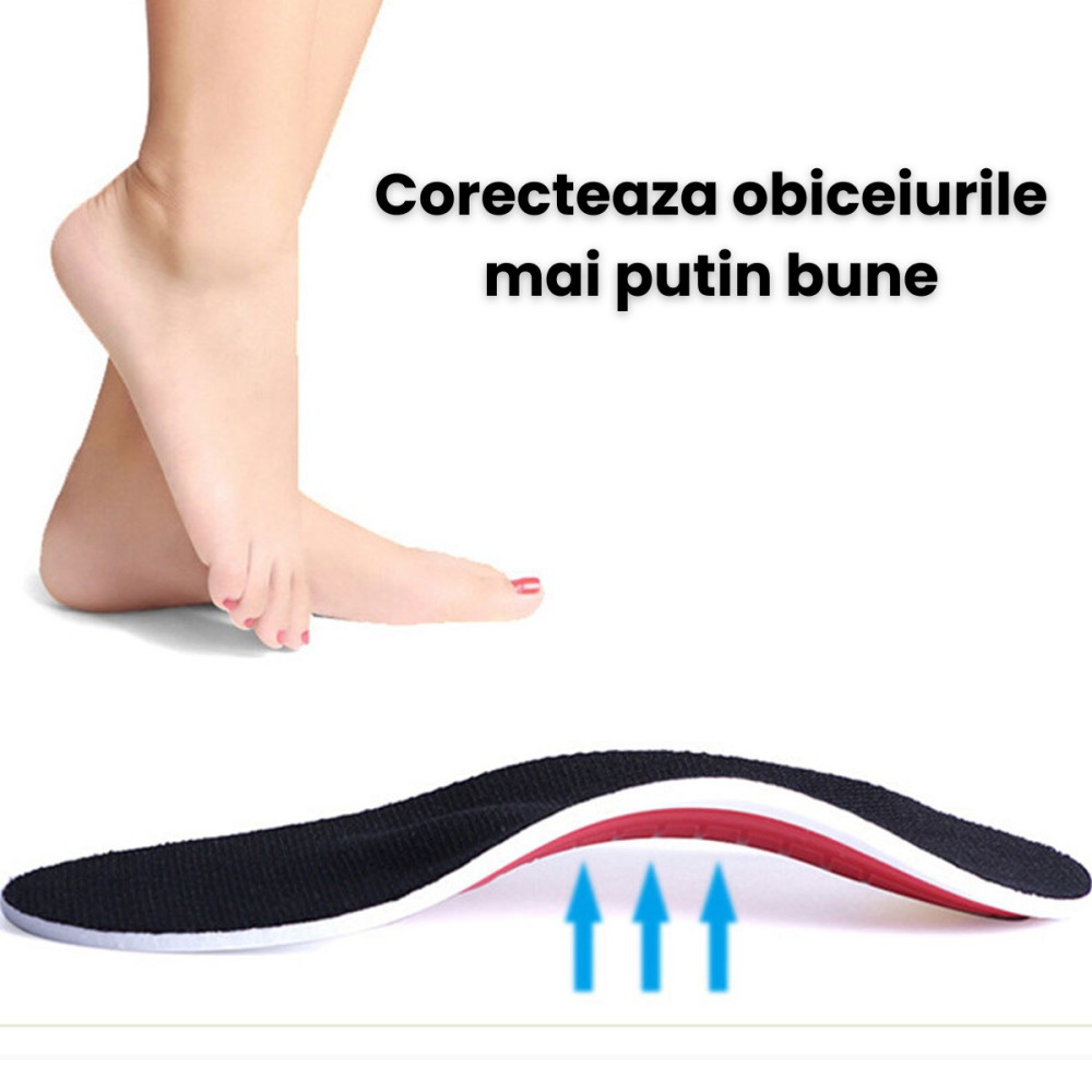 Branturi Ortopedice HASEPE® Sport Pentru Incaltaminte, Branturi Corective Cu Suport, Insert Rigid PP, Amortizare EVA, Branturi Ortopedice Pentru Confort Zilnic, Branturi Corective Unisex, Ajustabile, [4]