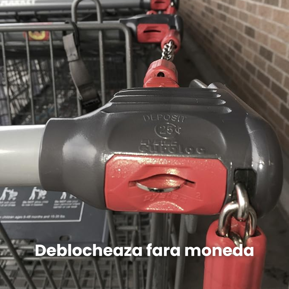 Breloc Carucior HASEPE® Metal Argintiu, Moneda Carucior Reutilizabila Pentru Supermarket, Breloc Chei Compact Si Rezistent, Moneda Carucior Universala, Breloc Carucior Portabil Pentru Cumparaturi Ziln [5]