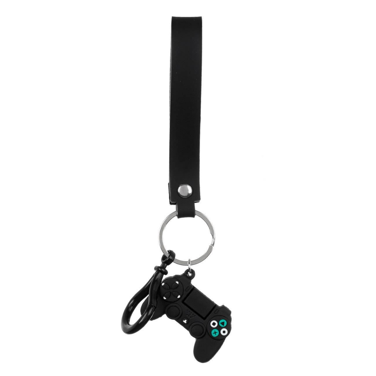 Breloc gamer, Controler gaming, Curea 10 cm, Negru [3]