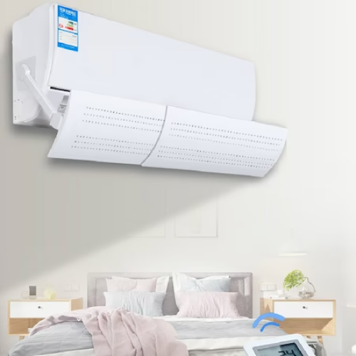 Deflector de aer pentru aparat de aer conditionat, HASEPE®, universal, reglabil pe lungime 52-92 cm, Latime 16 cm [6]