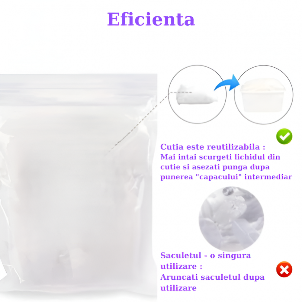 Dezumidificator pasiv HASEPE® cu parfum discret de lavanda, 2 rezerve incluse, 400 g, potrivit pentru spatii de pana la 35 m², rulote si autorulote [2]