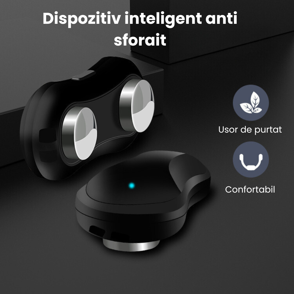Dispozitiv Inteligent Anti-Sforait Portabil HASEPE, Tehnologie EMS cu Incarcare USB, Detecteaza si Regleaza Automat Sforaitul pentru Somn Confortabil si Odihnitor [6]