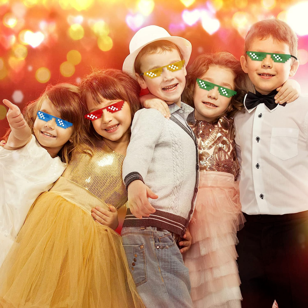 Ochelari petrecere Thug Life Deal With It, Galben [2]