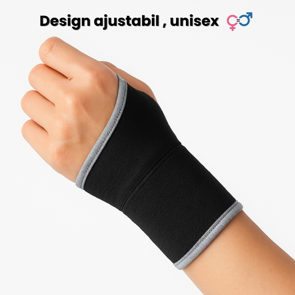 Orteza Elastica pentru Incheietura Mainii HASEPE, One Size, Universala, Se Potriveste pe Ambele Maini, Confortabila pentru Uz Zilnic, Suport Antrenamente, Amelioreaza Durerea [5]
