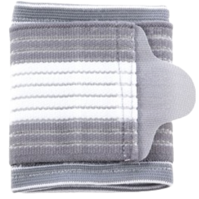 Orteza Mana HASEPE, Banda Ajustabila cu Velcro, Suport pentru Incheietura, Unisex, Marime Universala, Compatibila Mana Stanga si Dreapta, Confort Zilnic si Sport, Gri/Alb [9]