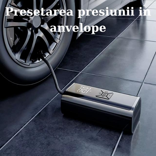 Pompa Aer Auto Electrica HASEPE, Compresor Portabil 150 PSI (10.3 bar), Afisaj Digital LCD, Lanterna LED, Baterie 4500 mAh, Reincarcare USB-C sau la Bricheta, Oprire Automata, 4 Moduri Umflare, Negru [8]