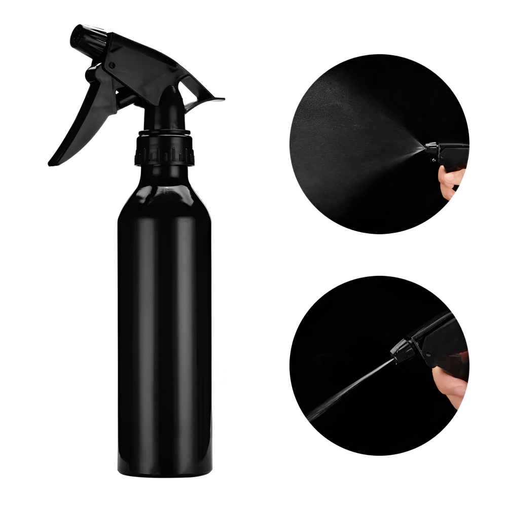 Pulverizator apa pentru frizerie sau coafor, design modern, capat pulverizare reglabil, 300 ml, Negru [2]