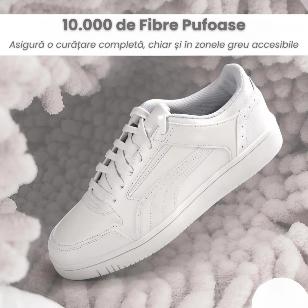 Sac Spalat Incaltaminte HASEPE, Protectie Pantofi in Masina de Spalat, Fibra Moale, Material Rezistent, Fermoar Premium, 39x19 cm, Gri [2]