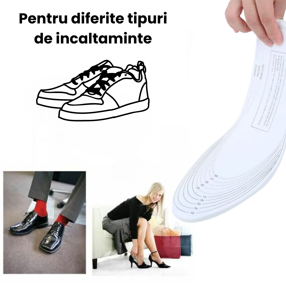 Set 2 Branturi Ortopedice din Spuma cu Memorie HASEPE, Suport pentru Picioare Obosite, Marime Ajustabila 36-45, Unisex, Absorbtie Transpiratie si Amortizare Socuri, Potrivite pentru Orice Tip de Incal [5]