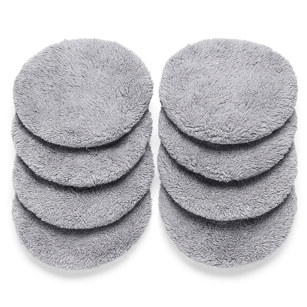 Set 8 lavete microfibra pentru robot curatare geamuri, compatibile 14 cm, lavabile si reutilizabile, set tampoane schimb pentru stergere eficienta [1]