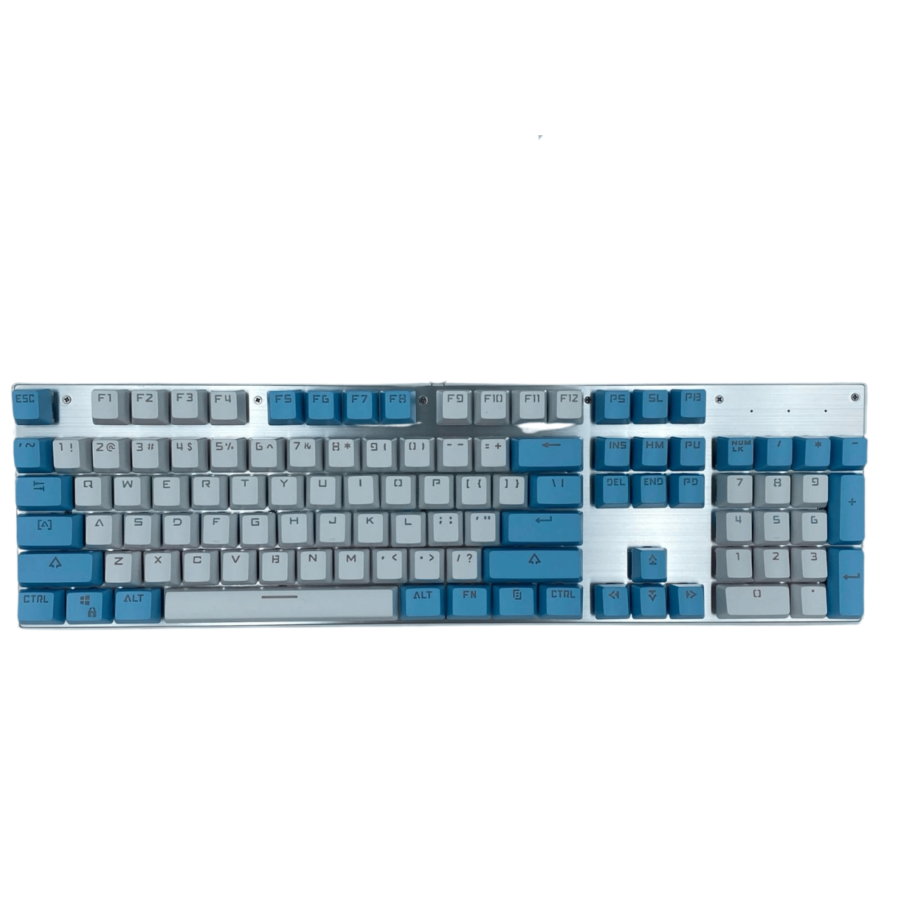 Tastatura Mecanica pentru Gaming, Crack K660 104 Blue Edition, Iluminare RGB, Compatibila Windows, Android si iOS, USB Type C [2]