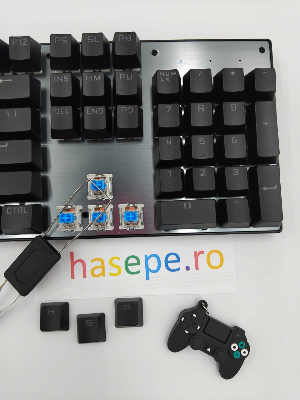 Tastatura Mecanica pentru Gaming, Crack K660 104 Classic Edition, Iluminare RGB, Compatibila Windows, Android si iOS, USB Type C [4]