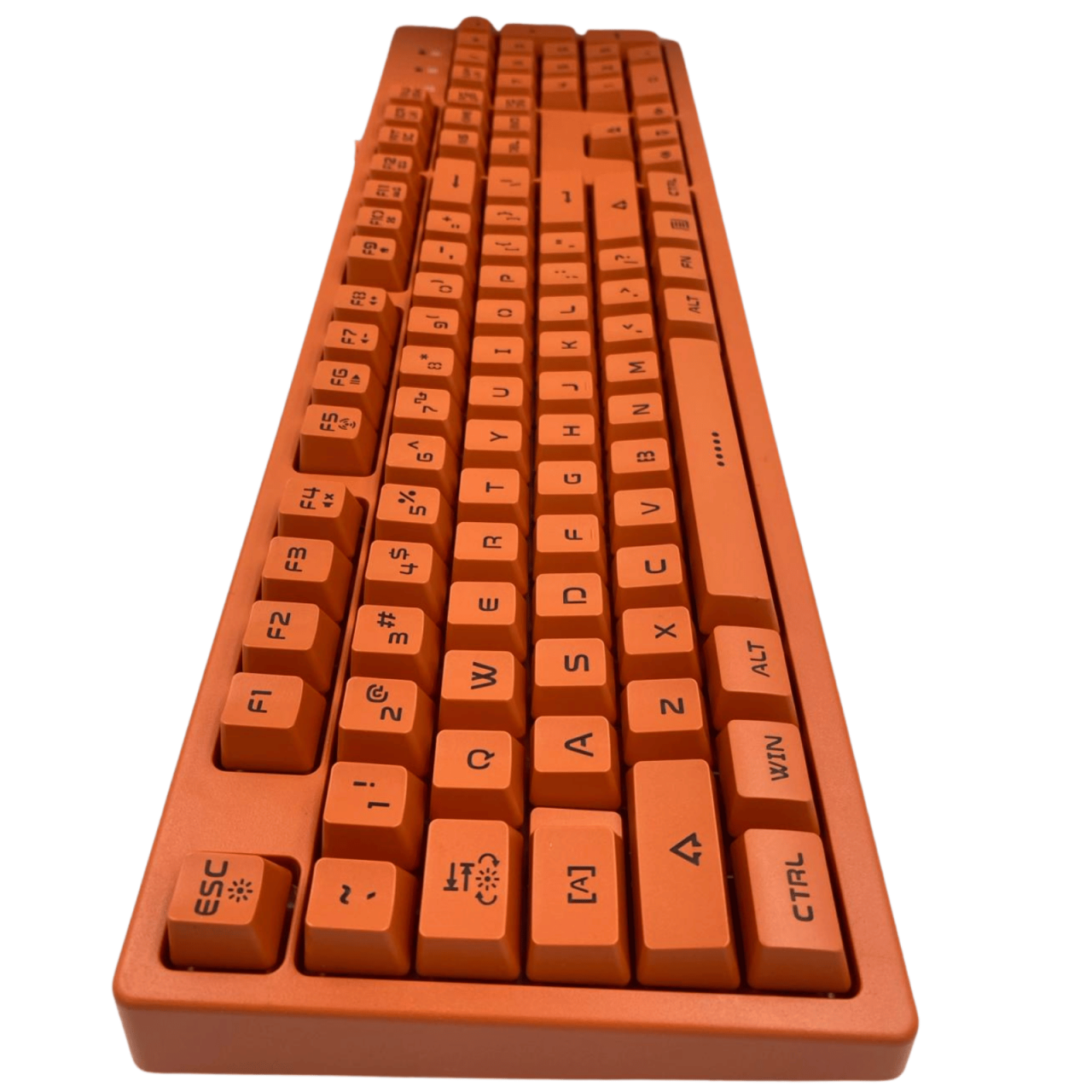 Tastatura pentru Gaming, Douyu DKS100 Orange, Silentioasa, Iluminare Alb, Compatibila Windows, MAC, Linux si Vista, cu fir USB [5]