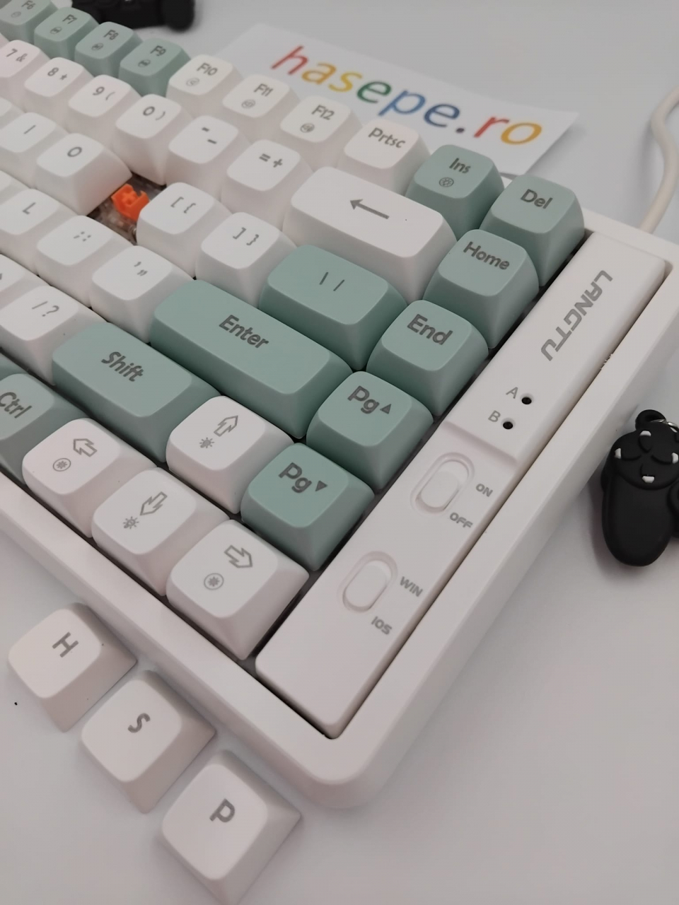 Tastatura Mecanica pentru Gaming, Langtu GK85 Green Edition, Iluminare RGB, Conexiune USB [4]