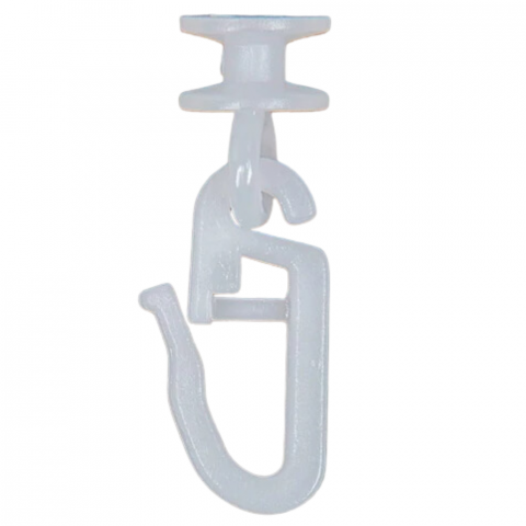 Covoare si perdele - Set 50 carlige perdea pentru sine, plastic