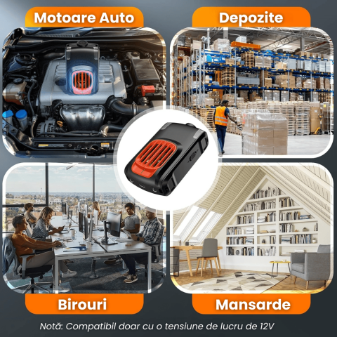 Aparat Anti Rozatoare Auto HASEPE, Anti Soareci si Sobolani, Protectie Motoare Masini, Ultrasunete si LED Intermitent, 2 Alimentari (Baterie/12V), Mod Auto Standby, Negru [4]