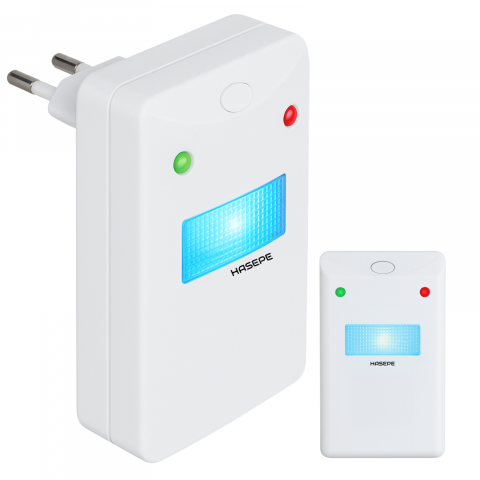 Articole antidaunatori gradina - Aparat Antidaunatori HASEPE, Contra Rozatoarelor si Insectelor, Silentios, Plug-in cu Priza, Tehnologie Electromagnetica, Lumina de Veghe, Fara Substante Toxice, Alb