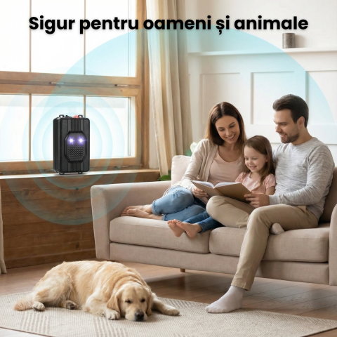 Aparat Anti Rozatoare Auto HASEPE Cu Ultrasunete Si Lumini, Aparat Anti Rozatoare Autovehicule Pentru Jderi Si Nevăstuici, Aparat Impotriva Rozatoarelor Auto Pentru Compartiment Motor, Carcasa ABS, Al [7]