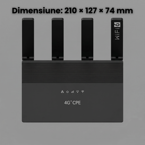 Router Wireless HASEPE 4G LTE WiFi 6, Router Wireless 4G CAT4 150Mbps Cu Slot SIM, Router Wireless Pentru Casa Si Birou, Router 4G Cu Antena Interna 2.4GHz, Router Wireless 4G Plug And Play, Router Wi [5]