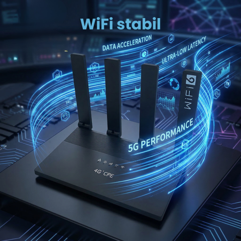 Router Wireless HASEPE 4G LTE WiFi 6, Router Wireless 4G CAT4 150Mbps Cu Slot SIM, Router Wireless Pentru Casa Si Birou, Router 4G Cu Antena Interna 2.4GHz, Router Wireless 4G Plug And Play, Router Wi [3]