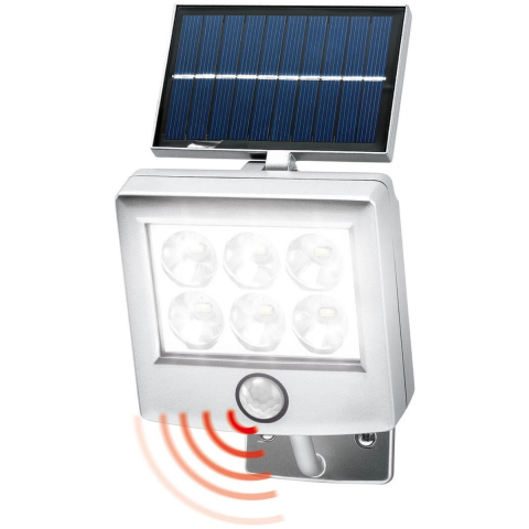 Spot Solar LED de Perete cu Senzor de Miscare HASEPE, 6 LED-uri, IP44, Ecologic, Montaj cu Suruburi [0]