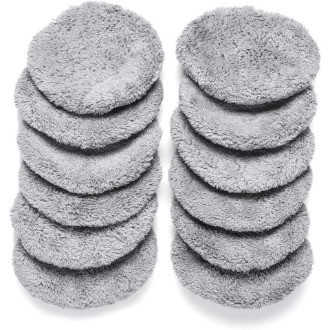 Electrocasnice & Climatizare - Set 8 lavete microfibra pentru robot curatare geamuri, compatibile 14 cm, lavabile si reutilizabile, set tampoane schimb pentru stergere eficienta